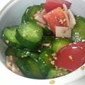 CoffeeCoco's cooksnap of when they made トマトときゅうりのナンプラーサラダ.