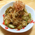 firebita's cooksnap of when they made えのき＆オクラのおかかゴマ和え♪即完成❤.