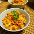 時花菜's cooksnap of when they made 残ったトマトソースで　卵焼き♪.