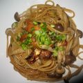 修ちゃん泰ちゃんママ's cooksnap of when they made さんまの蒲焼パスタ.