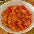 tyun812's cooksnap of when they made トマトの卵炒め.