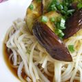 にゃぁくん's cooksnap of when they made 揚げなす冷やしうどん☆.