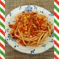 ゆりた～ん's cooksnap of when they made ベーコンとコーンの✿バタ焼きうどん.