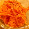 TORACO's cooksnap of when they made ニンジンだけ炒め（中華風）.