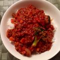 ばむのホットケーキ's cooksnap of when they made 簡単！早い！冷蔵庫の残り物キーマカレー.