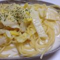 fmfm0807's cooksnap of when they made 白菜のみパスタ.