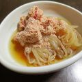 みゅう１５'s cooksnap of when they made 懐かしくてほっとする明太子と白滝の煮物.