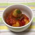 yacoch02's cooksnap of when they made 里芋とベーコンのアラビアータ.