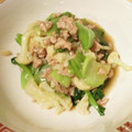 Chile's cooksnap of when they made 青梗菜とひき肉のオイスターソース炒め.