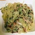 かなさくちゃん's cooksnap of when they made クリームスパゲッティ☆カルボナーラ美味☆.