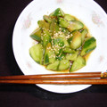 yuzuhikonoie's cooksnap of when they made もう一品♪きゅうりの中華風漬物.