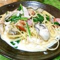 たるこちゃん's cooksnap of when they made 牡蠣とベーコンnoクリームパスタ.