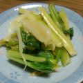 ゆきんこ_1112's cooksnap of when they made オリーブオイルで☆簡単セロリの漬け物風.