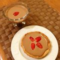 ひろむず's cooksnap of when they made チョコカスタードプリン＆プチドームケーキ.