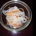 kimig's cooksnap of when they made ええっ冷凍!?わが家の紅白なます.