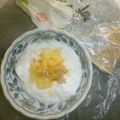 白いぐれーぷ's cooksnap of when they made 擦りおろしりんご☆はったい粉ヨーグルト.