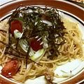 bighug's cooksnap of when they made ツナと塩昆布de和パスタ♪.