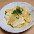 陸倫葵's cooksnap of when they made 白菜とお豆腐の卵とじ.