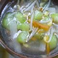ママフィオ's cooksnap of when they made もやしとアスパラのスープ.
