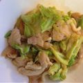 コタツでアイス's cooksnap of when they made たっぷり春キャベツと豚の生姜焼き.