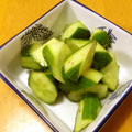 みんとこ's cooksnap of when they made ピリ辛♪だしの素で簡単きゅうりの漬物.