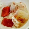 meatdumpli's cooksnap of when they made マグロと鯛のづけ丼.