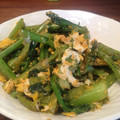 いいおしょう's cooksnap of when they made 簡単かぶの葉と卵の炒め物.