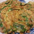 ポムポムポヨコ's cooksnap of when they made にらと納豆のチヂミ.