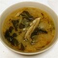 下水道's cooksnap of when they made 残ったもの味噌汁.