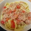 aquikawori's cooksnap of when they made ﾄﾏﾄとﾂﾅの冷製ﾊﾟｽﾀ★.