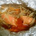 星ホシコ's cooksnap of when they made 秋鮭★きのこのホイル焼き.