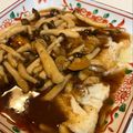 taro*'s cooksnap of when they made アブラカレイのムニエル♪きのポンソース✨.