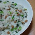 めけめけあろは's cooksnap of when they made 小松菜と納豆のお手軽炒飯.