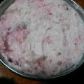 kmknjaja's cooksnap of when they made いちごのとろりんレアチーズ！？プリン♪.