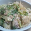 0karura0's cooksnap of when they made 鶏ももと白菜のクリーム煮.