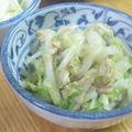 ゆんやともも's cooksnap of when they made 子供も喜ぶ　白菜とツナのサラダ.