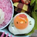 カリメロまま's cooksnap of when they made ✿目玉焼きde可愛いキティちゃん✿.
