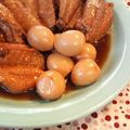 キョク's cooksnap of when they made 鶏肉と卵の紅茶煮.
