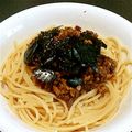 ﾏｲﾑﾗ's cooksnap of when they made 簡単！納豆と挽肉のパスタ.