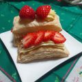 chan♪'s cooksnap of when they made 冷凍パイシートで簡単ミルフィーユ.