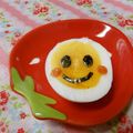 赤い電話's cooksnap of when they made キャラ弁に♡ゆで卵DEニコちゃん.