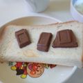 ママんま's cooksnap of when they made ベイクみたい♡焼きチョコトースト.