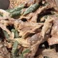 knoflook's cooksnap of when they made 残り物ローストチキンとオクラの胡麻マヨ.