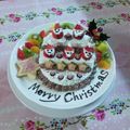 料理初心者ゆめママ's cooksnap of when they made 雛壇じゃなくてサンタ壇クリスマスケーキ.