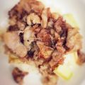 kaorik1978's cooksnap of when they made 豚肉とネギの甘辛丼.