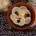 織姫１１０２'s cooksnap of when they made 皮ごと大根の千枚漬け風✿.