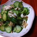 あい葉's cooksnap of when they made きゅうりとほたてのひもの酢の物.