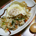 はらぺこ青虫's cooksnap of when they made ソース焼きめしの目玉焼きのっけ.
