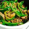 かわむつ2's cooksnap of when they made チンジャオロースー.