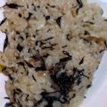 ナーちゃん's cooksnap of when they made ひじきと梅の炊き込みご飯.
